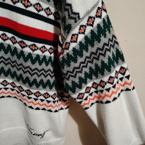 Tommy Hilfiger Knitted Sweater White with multicolor - Picture 5 of 10